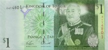 Тонга Король Георг Тупоу V 1 паанга 2009 г Кит UNC