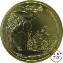 Австралия 1 доллар 2011 г. Детёныши диких животных - Кенгуру