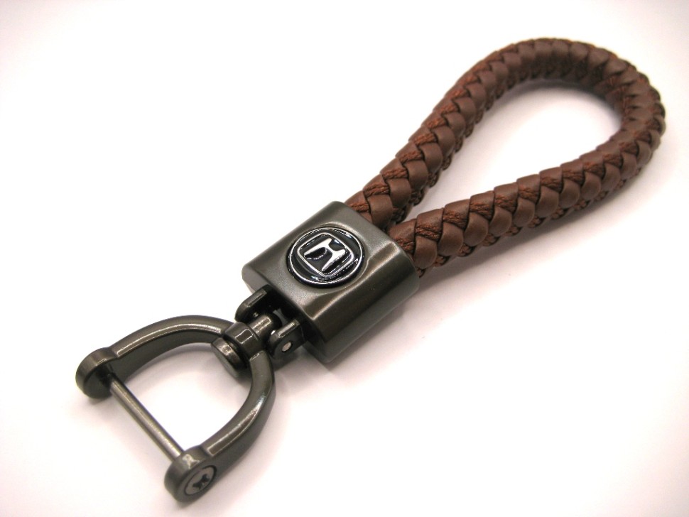 Брелок автомобильный, плетёный Honda/брелок для авто/брелок для ключей женский/брелок для ключей мужской/брелок для ключей автомобиля   1