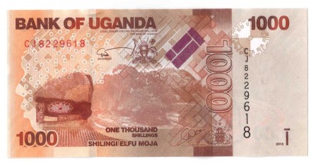 Уганда 1000 шиллингов 2018 / Антилопы  UNC 