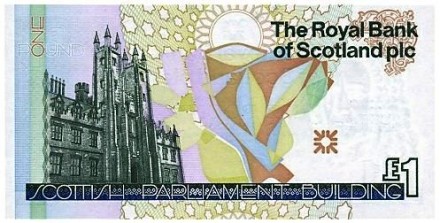 Шотландия 1 фунт 1999 г «Лорд Илай, Парламент Шотландии»  UNC