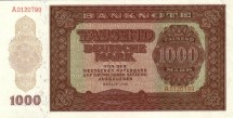 Германия (ГДР) 1000 марок 1948 г. UNC      