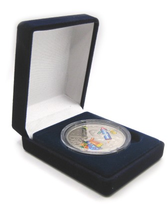 Год кролика. Серебряная медаль 2022 / монетный двор Гознака / в подарочной коробке  Proof