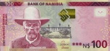 Намибия 100 долларов 2012 г «Ориксы или Сернобыки»  UNC 