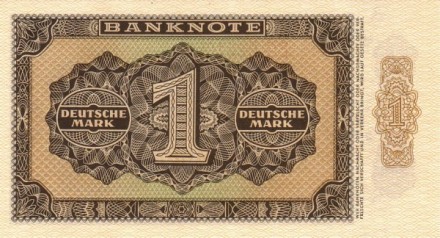 Германия (ГДР) 1 марка 1948 г. UNC     