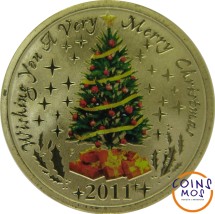 Австралия 1 доллар 2011 г. Счастливого Рождества