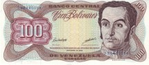 Венесуэла 100 боливаров 1987-1998  Национальный Капитолий в Каракасе  UNC