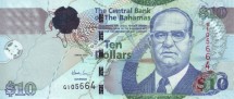Багамские острова 10 долларов 2009г Маяк на острове Абако  UNC  
