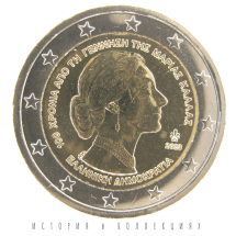 Греция 2 евро 2023 Мария Каллас  UNC / коллекционная монета 
