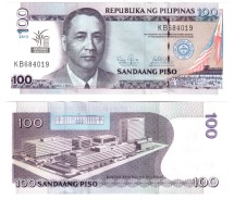 Филиппины 100 песо 2013 Национальный год риса UNC  Юбилейная / коллекционная купюра