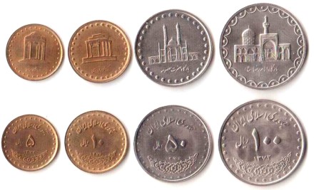 Иран Мечети. Набор из 4 монет 1992-1994