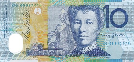 Австралия 10 долларов 2006  «Эндрю Бартон Петерсон»  UNC пластик   