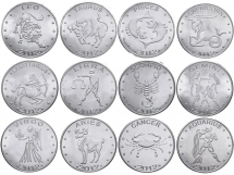 Сомалиленд  Знаки зодиака   Набор из 12 монет 2012 г 
