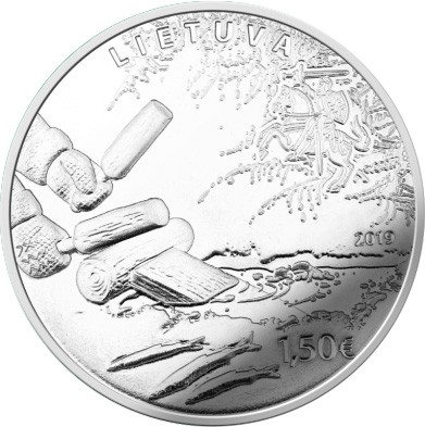 Литва 1,5 евро 2019 г. Лов корюшки