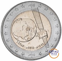 Алжир 100 динаров 2018 (2019) г.  Спутник связи Alcomsat-1