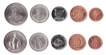 Тонга Набор из 5 монет 1981-2011 / FAO