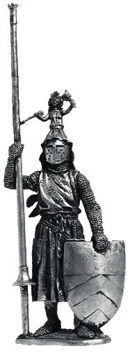 Солдатик Немецкий рыцарь Ульрих фон Лихтенштейн. Германия, 13 век