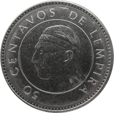 Гондурас 50 сентаво 2007 г Вождь Лемпира