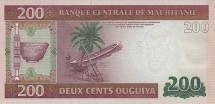 Мавритания 200 угия 2013 г. «Каноэ»  UNC  