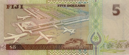 Фиджи 5 долларов 2002   Международный аэропорт Нади  UNC