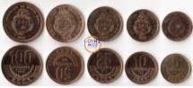 Коста-Рика Набор из 5 монет 1997 - 2002