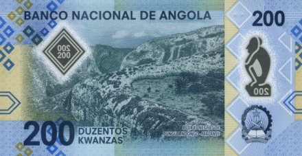 Ангола 200 кванза 2020 Черные камни Пандуандонго UNC Пластик