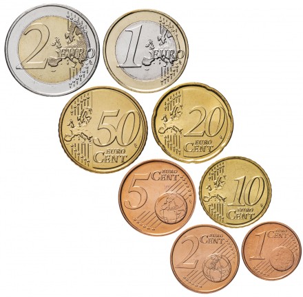 Австрия набор из 8 евро монет 2021 г.