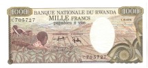 Руанда 1000 франков 1978 г «Чайные плантации» UNC     