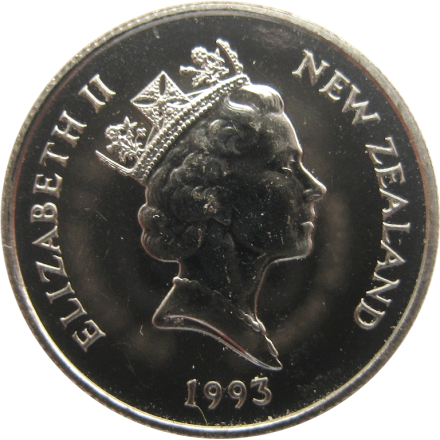 Новая Зеландия 5 центов 1993
