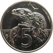 Новая Зеландия 5 центов 1993 