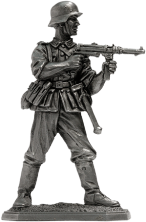 Солдатик Немецкий пехотинец с MP-40, 1944-1945 гг.