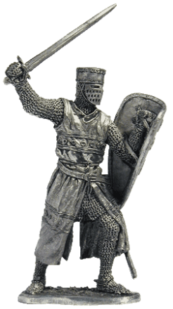 Солдатик Европейский рыцарь, конец 12 века